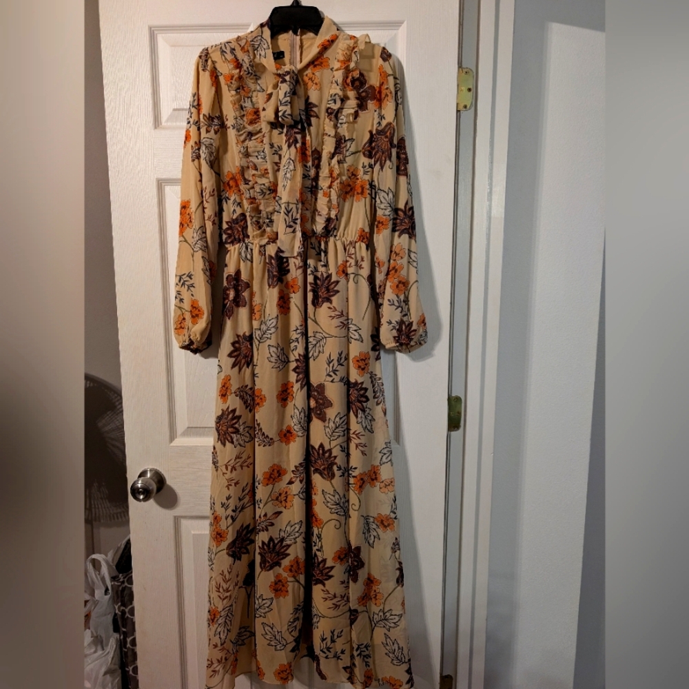 KYL Floral Long Sleeve Dress